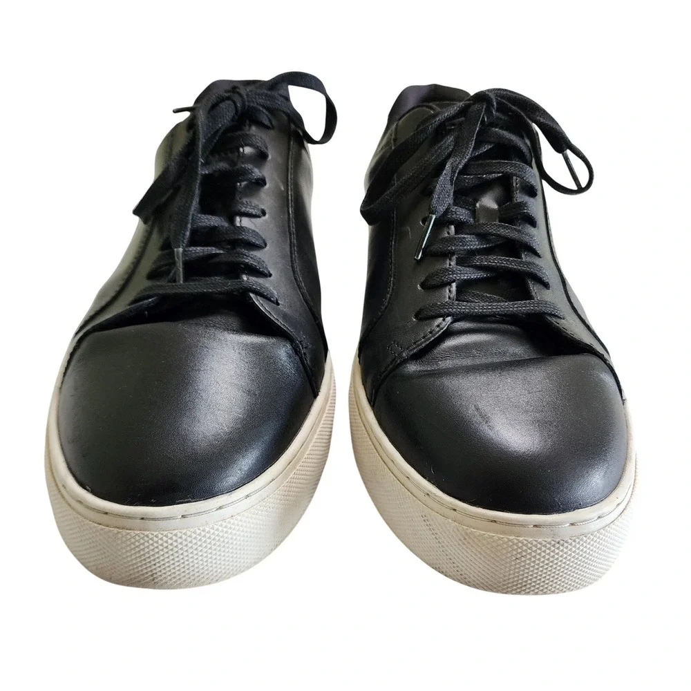 Cole Haan Mens Grand Series Jensen Sneaker Size 12 Black Leather Low Top Lace Up